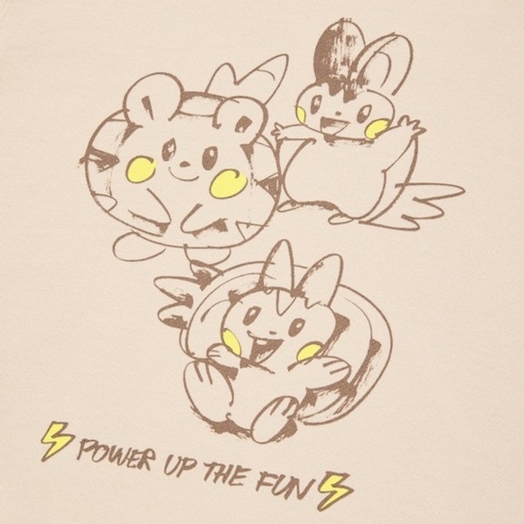 NWOT Uniqlo James Jarvis x Pokemon Long-Sleeve Sweatshirt Kids Size 11-12 - Picture 7 of 9